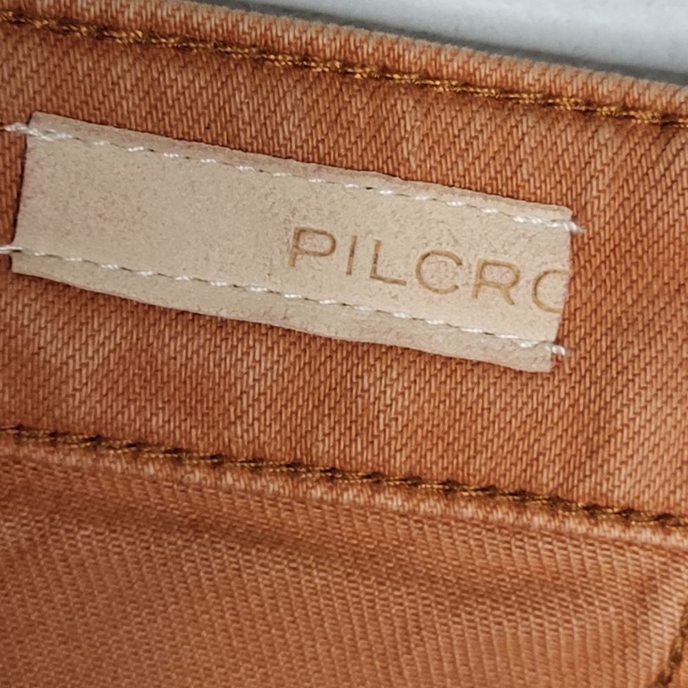 Pilcro Kenna Mid-Rise Barrel Jeans – Rust | 26 - Picture 8 of 13